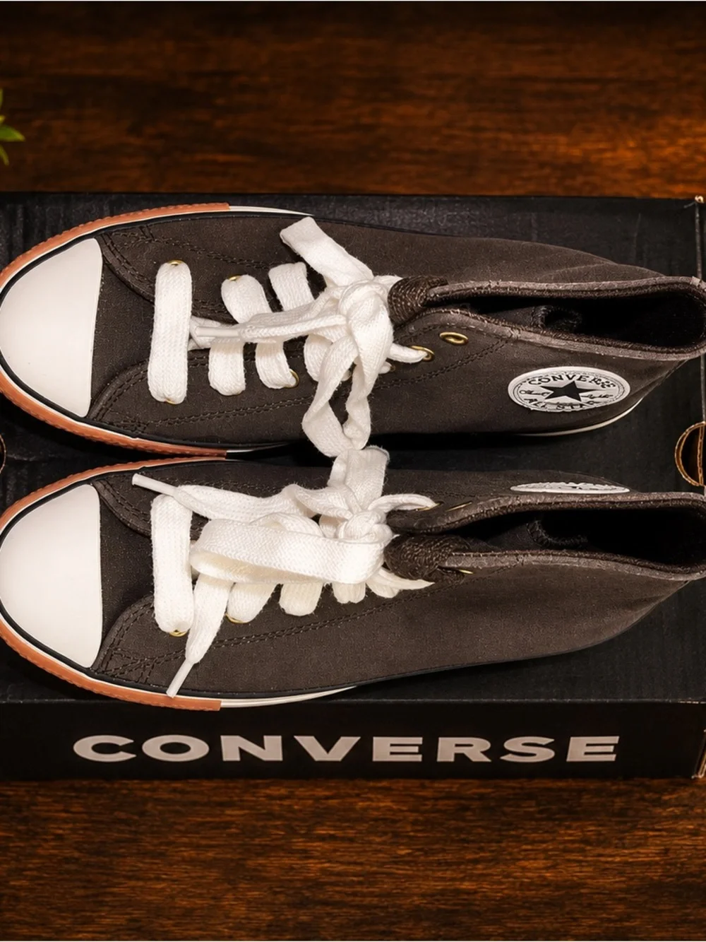 Converse CTAS EVA Lift Hi A13366C Fresh Brew Vintage White Gum Kids Size 6 New